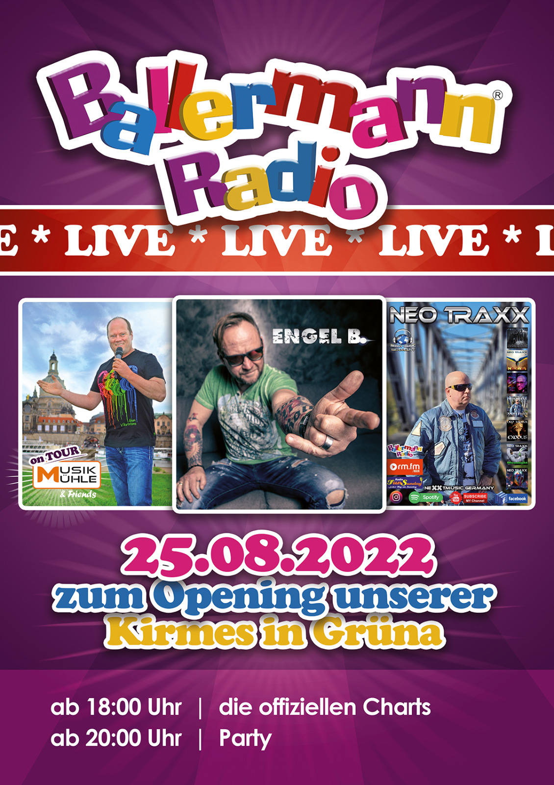 Ballermann Radio On Tour Beim Stadtfest In Grüna Am 25.08.22