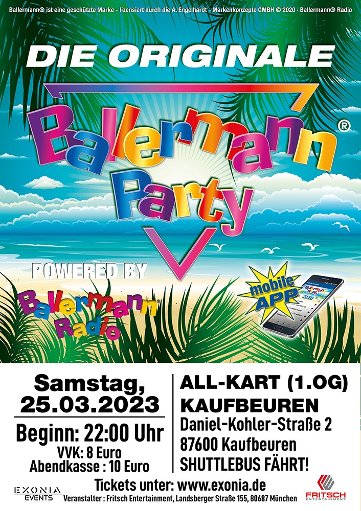 Originale Ballermann Party: Partyfieber In Kaufbeuren